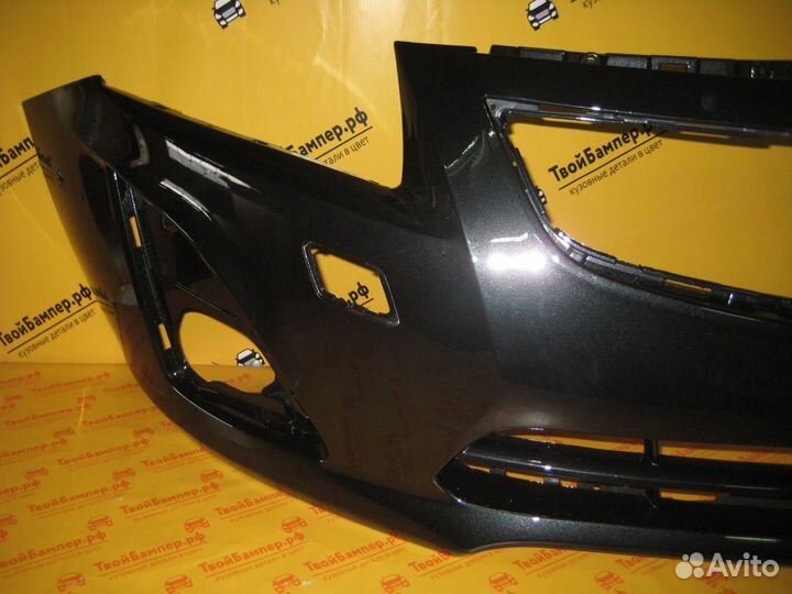 Бампер передний Шевроле Круз 2013 цвет GAR