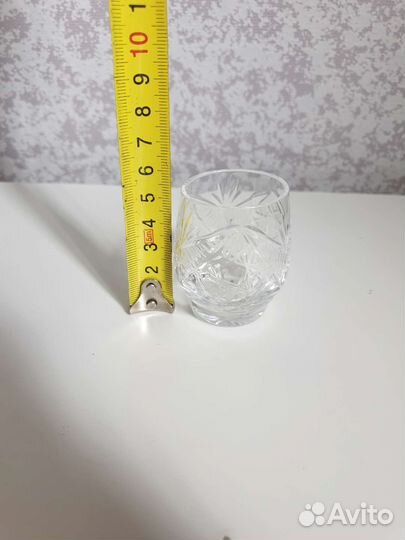 Стопки бочонок хрусталь СССР