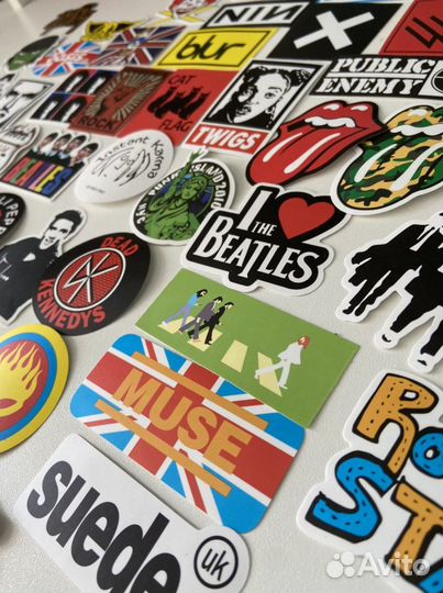 Стикеры с рок группами