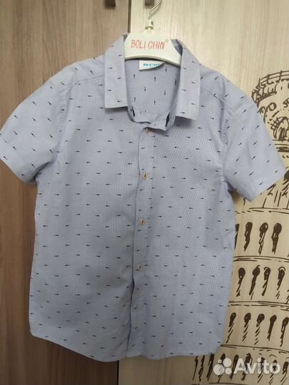 Рубашка для мальчика 122-128