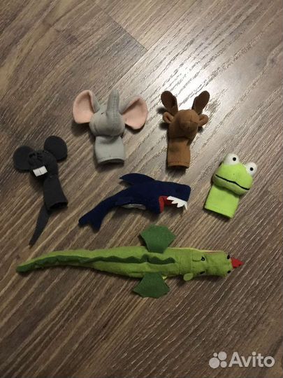 Кукольный театр IKEA на руку 6 шт