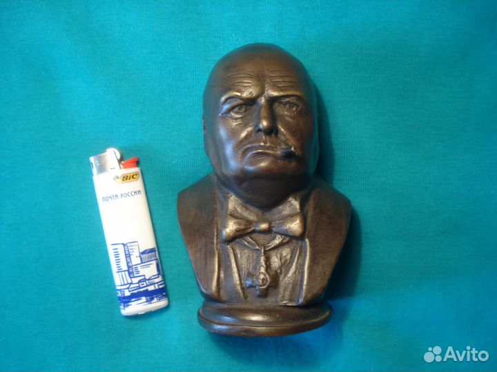 Бюст Уинстон Черчилль Спенсер с Сигарой Англия Бро