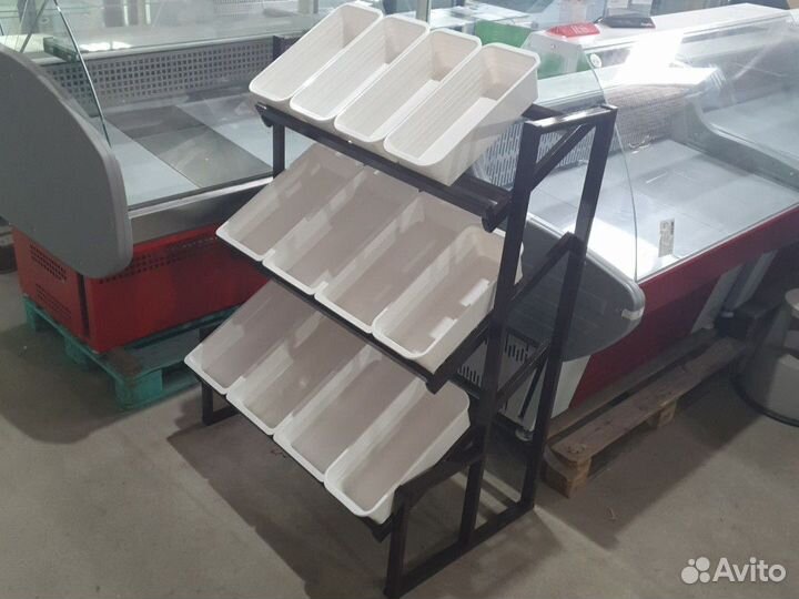 Овощной развал стеллаж для фруктов 3х ярусный