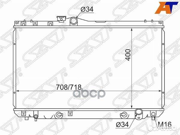 Радиатор Toyota Mark II (X90) 92-96 / Chaser (X90)