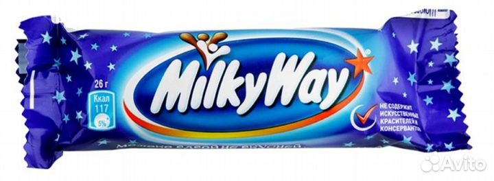 Батончик Милки Вей 26гр*36/6