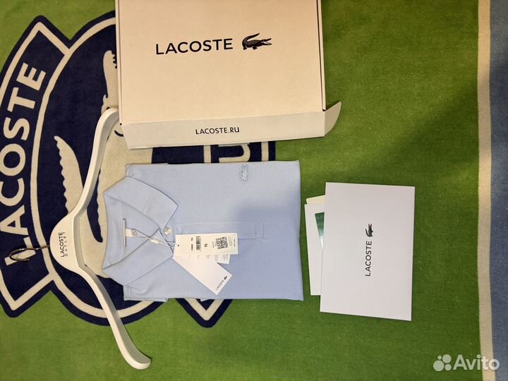 Поло новое Lacoste Paris оригинал