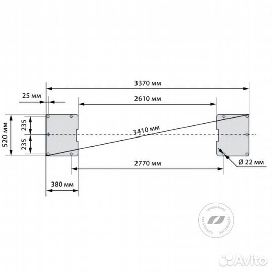 Подъемник 2-стоечный Launch ECO TLT-240SB