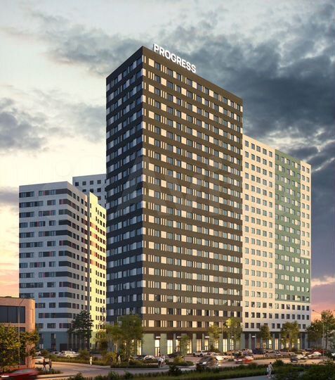 1-к. квартира, 33,5 м², 16/22 эт.