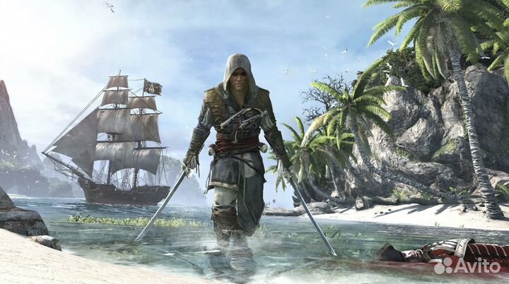 Assassin’s Creed 4 IV Черный флаг (Xbox 360) Б\У