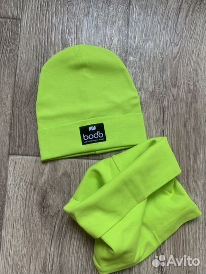 Шапка и снуд для детей весна осень