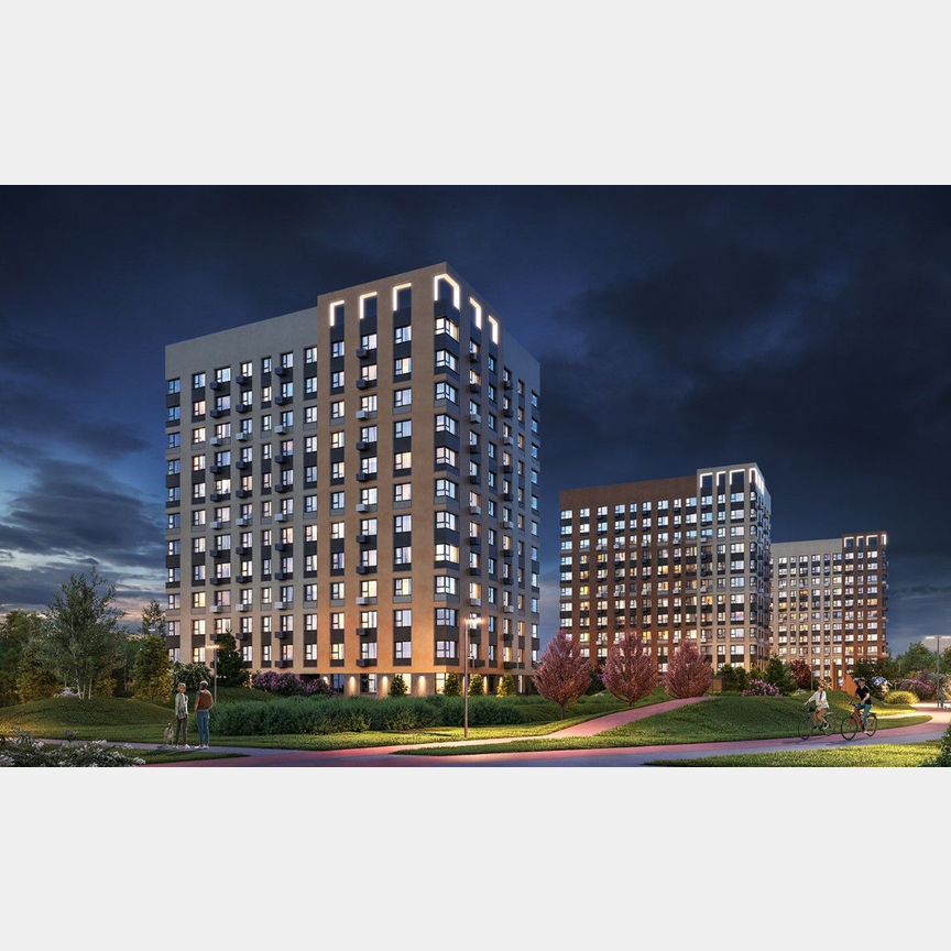 2-к. квартира, 44,6 м², 6/9 эт.