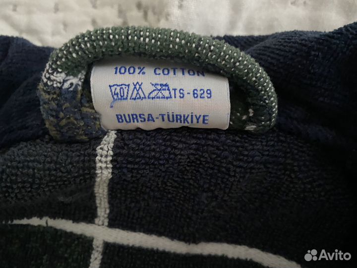 Мужской махровый халат 50р-р bursali