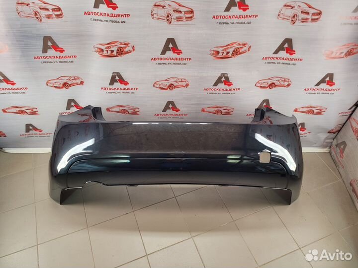 Бампер задний Chevrolet Cruze 2009-2013 чёрный