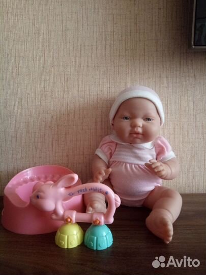 Кукла пупс и мягкие игрушки