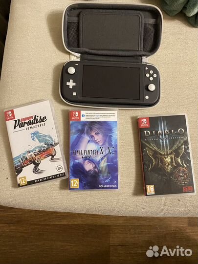 Nintendo switch lite с играми