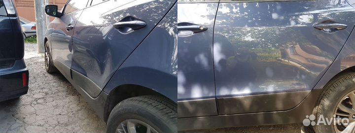 Обучение удаления вмятин без покраски. 1Pdr