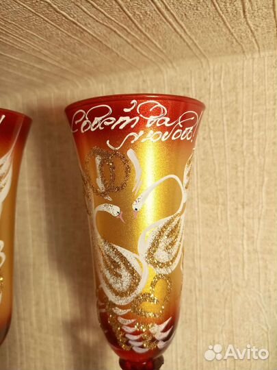 Бокалы для жениха и невесты