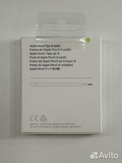 Наконечники для Apple Pencil 4 шт Оригинал