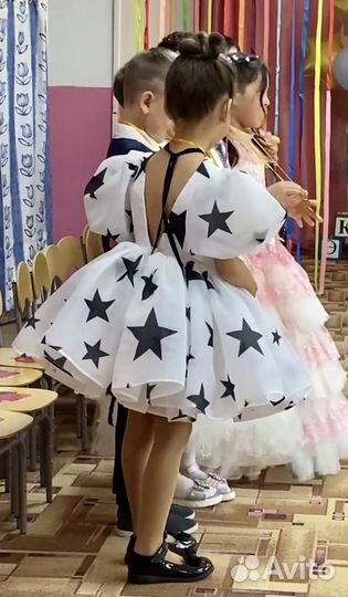Детское нарядное платье 110