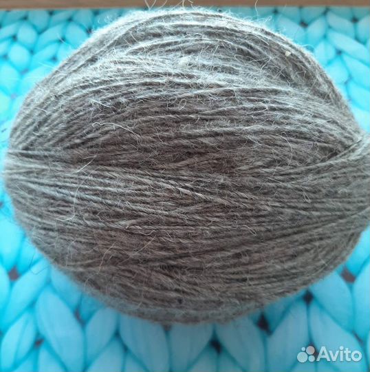 100 шерсть ручного прядения