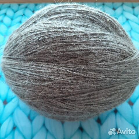 100 шерсть ручного прядения