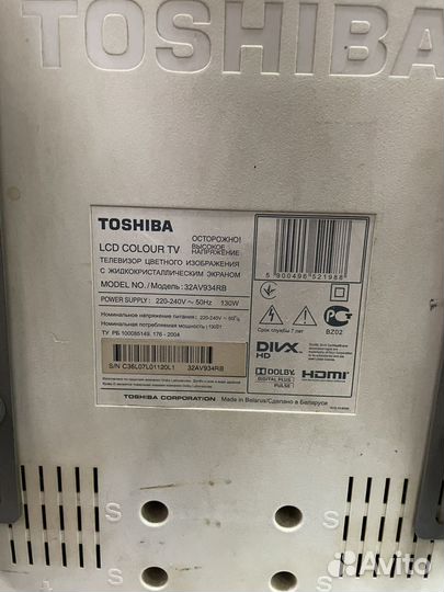 Телевизора Toshiba