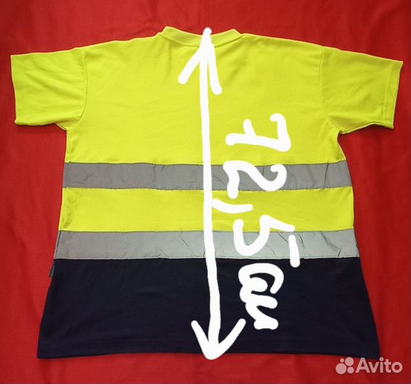 Сигнальная футболка размер 52