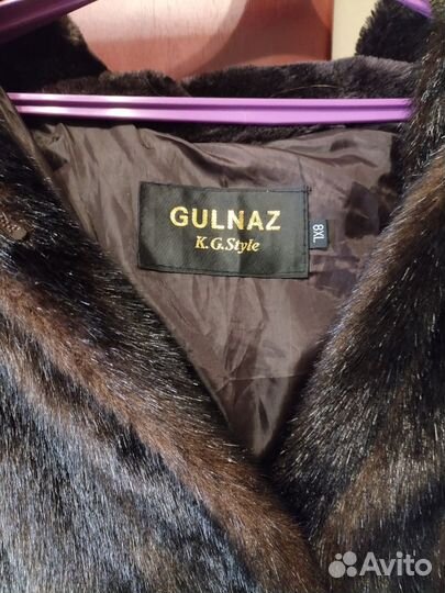 Шуба искусственная под норку