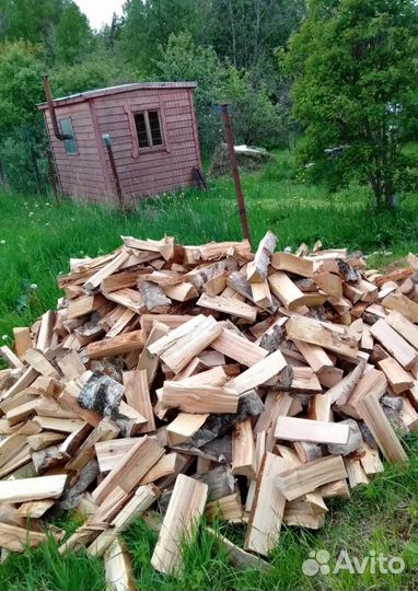 Дрова Береза навалом сухие в Выборге любого объема