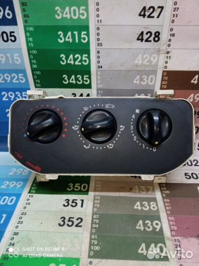 Блок управления отопителем Renault Symbol 1