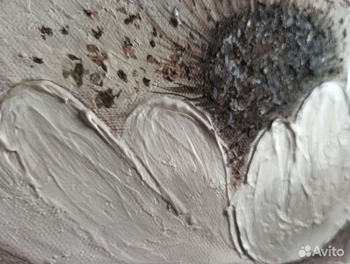 Картина объёмная интерьерная с цветами