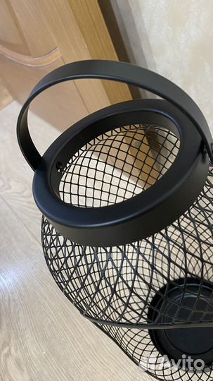 Подсвечник IKEA toppig черный