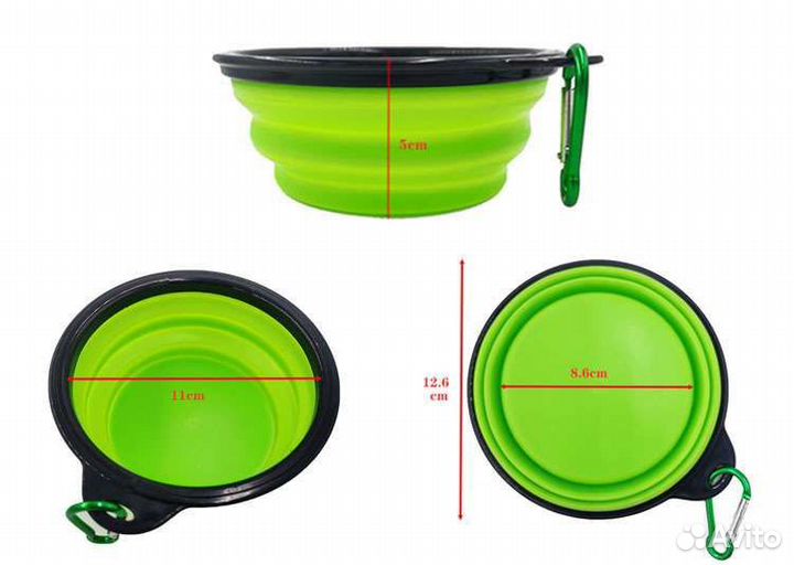 Миска силиконовая для животных