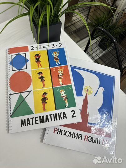 Комплект Русский+Математика, 2 класс, СССР