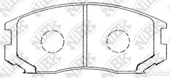 Колодки NiBK PN3285 PN3285 NiBK