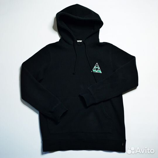 HUF SET triple disaster green hoodie