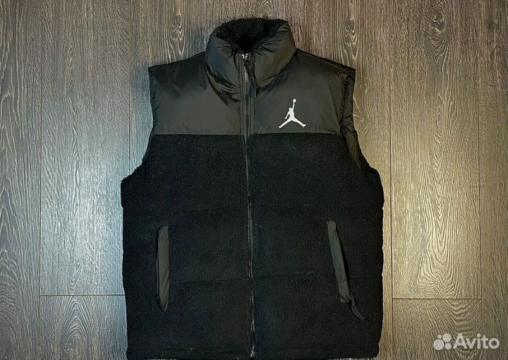 Мужская жилетка барашек шерпа Jordan Nike