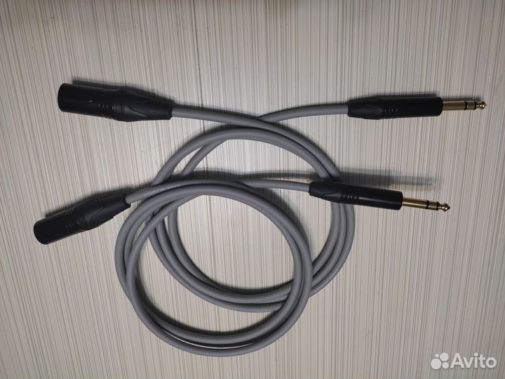 Кабели балансные XLR-TRS Canare (made in Japan)