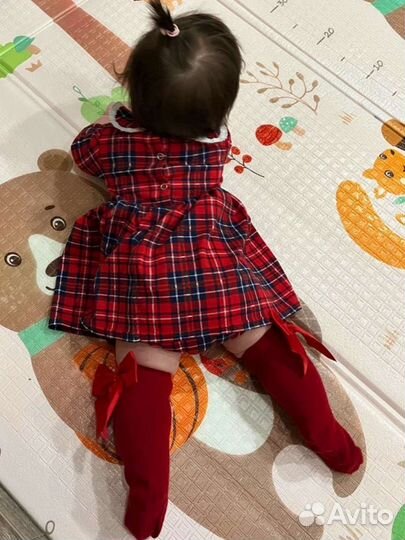 Гольфы (носки) детские с бантиком 16-19 размер