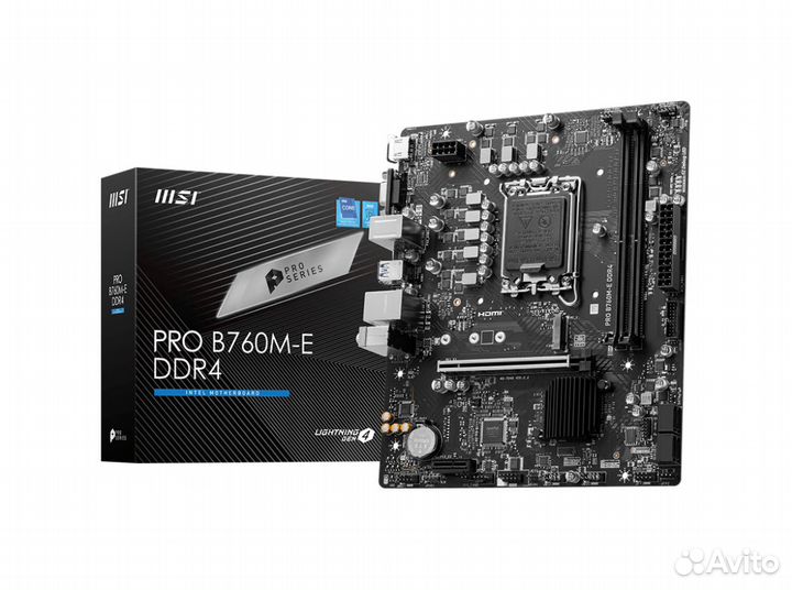 Материнская плата MSI PRO B760M-E DDR4