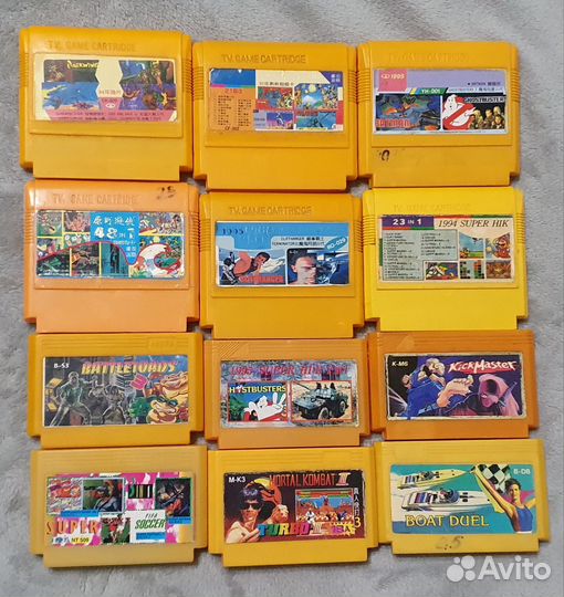 Картриджи для dendy 8 bit