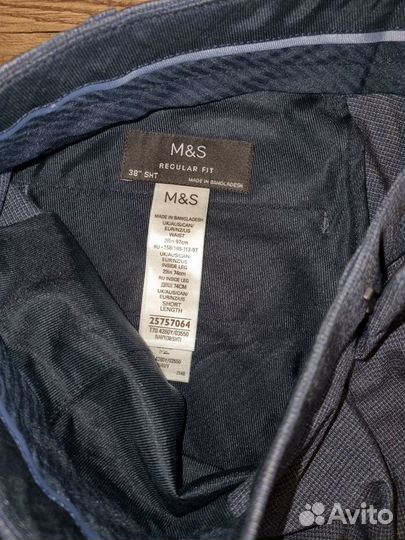 Брюки мужские marks spencer 54 размер