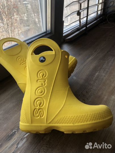Детские сапоги crocs