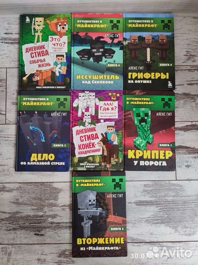 Книги Майнкрафт Алекс Гит