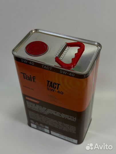 Моторное масло taif tact 5W-40 (4л)