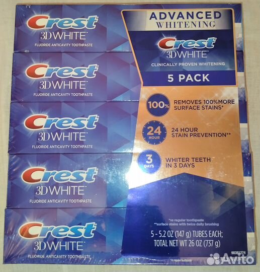 Зубная паста Crest.Большойтюбик за небольшие денги