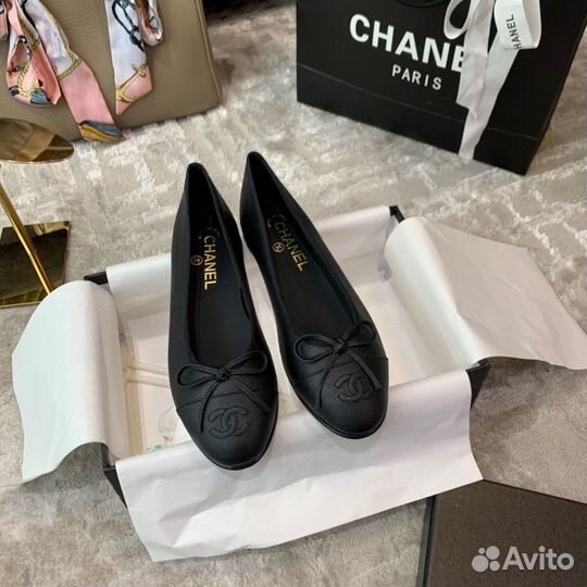 Балетки женские Chanel