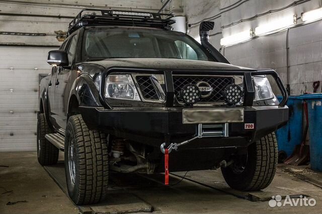 Бампер силовой перед Ниссан Навара д40 2004-10