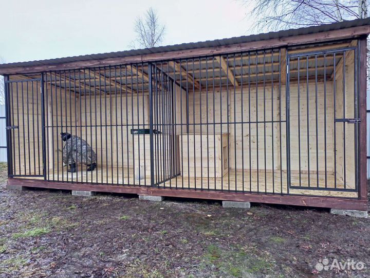 Вольер для собак в питомник