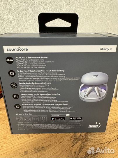 Коробка от наушников Anker Soundcore Liberty 4